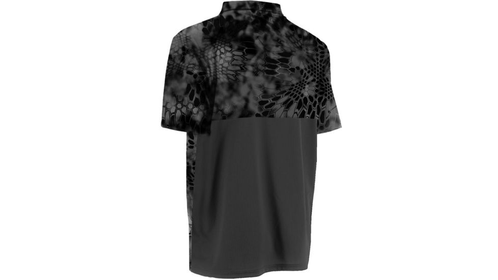 HUK Kryptek Icon Polo, Large, Typhon-White H1200066TY4L