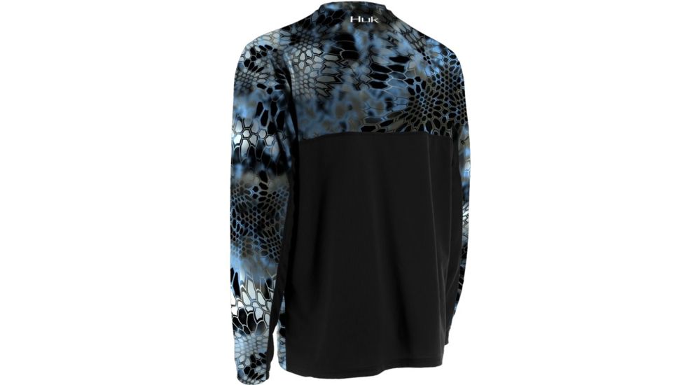 HUK Kryptek LoPro Icon Long Sleeve, Neptune, Small H1200045NEPS