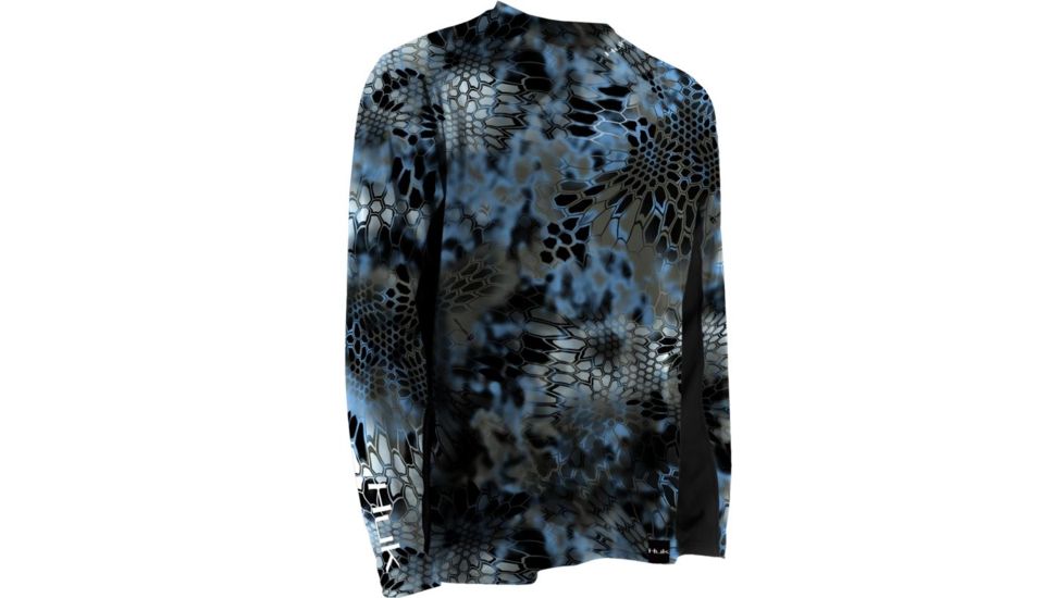 HUK Kryptek LoPro Icon Long Sleeve, Neptune, Small H1200045NEPS