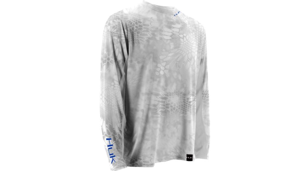 HUK Kryptek LoPro Icon Long Sleeve, Yeti-Royal, XXXL H1200045YT1XXXL