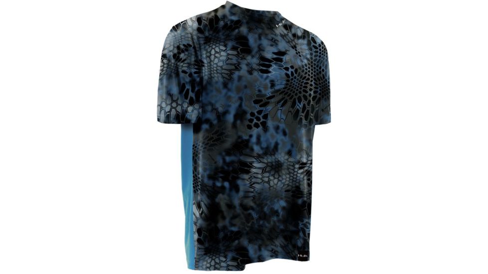 HUK Kryptek LoPro Icon Short Sleeve, Neptune, Small H1200046NEPS