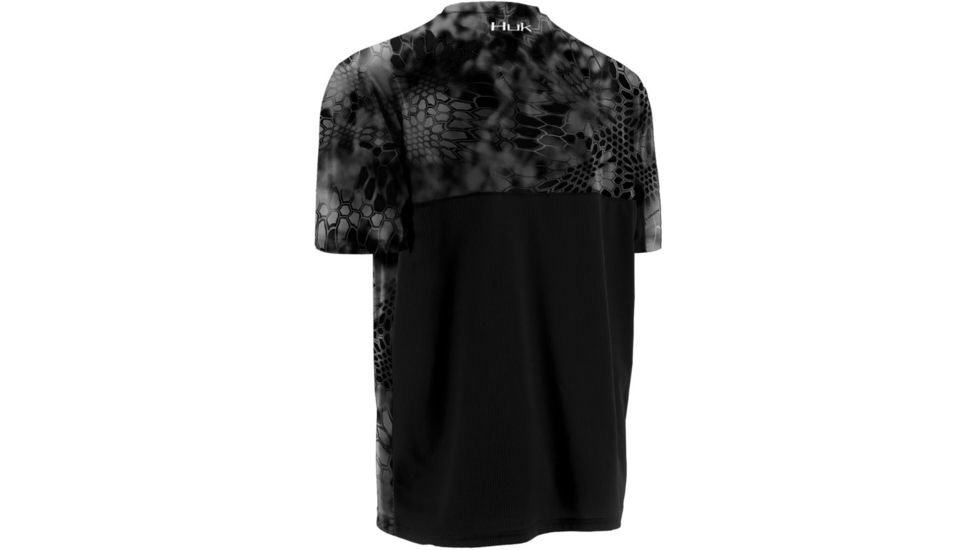 HUK Kryptek LoPro Icon Short Sleeve, Typhon-White, Small H1200046TY4S