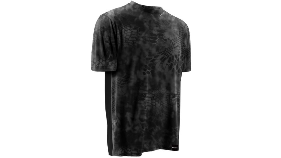 HUK Kryptek LoPro Icon Short Sleeve, Typhon-White, Small H1200046TY4S