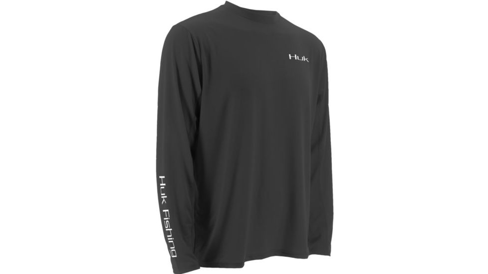 HUK KScott Happy Hour Icon Long Sleeve, Black, XXXL H1200069BLKXXXL