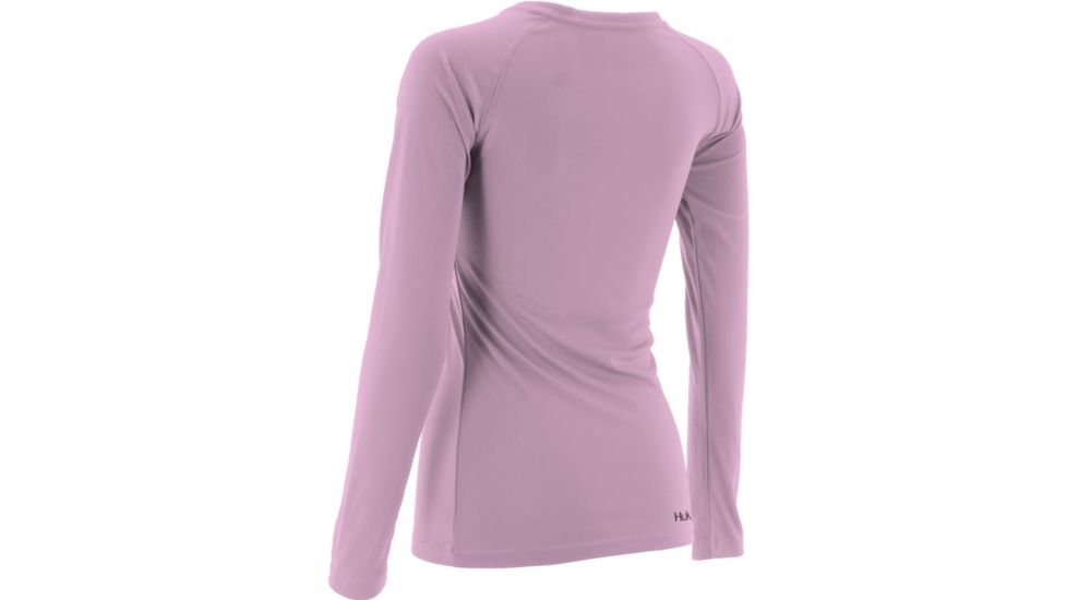HUK Ladies LoPro Performance Long Sleeve, Spring Pink, Extra Large H1200061SPKXL