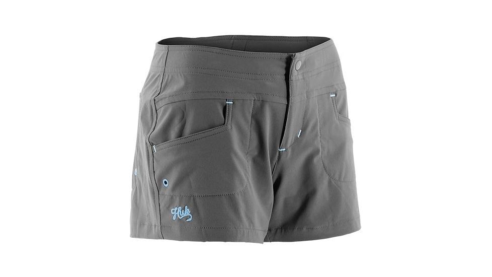 HUK Ladies Paupa Boy Shorts, Medium, Charcoal H2000014CGYM