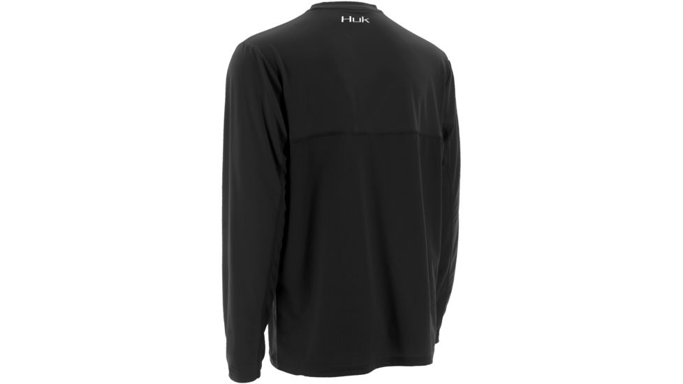 HUK LoPro Icon Long Sleeve, Black, Small H1200070BLKS