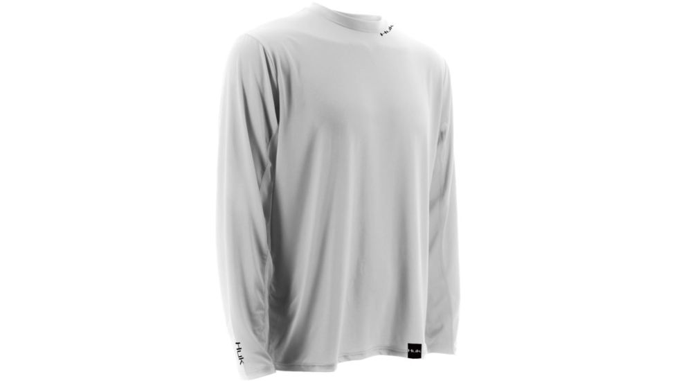 HUK LoPro Icon Long Sleeve, White, XXXL H1200070WHTXXXL