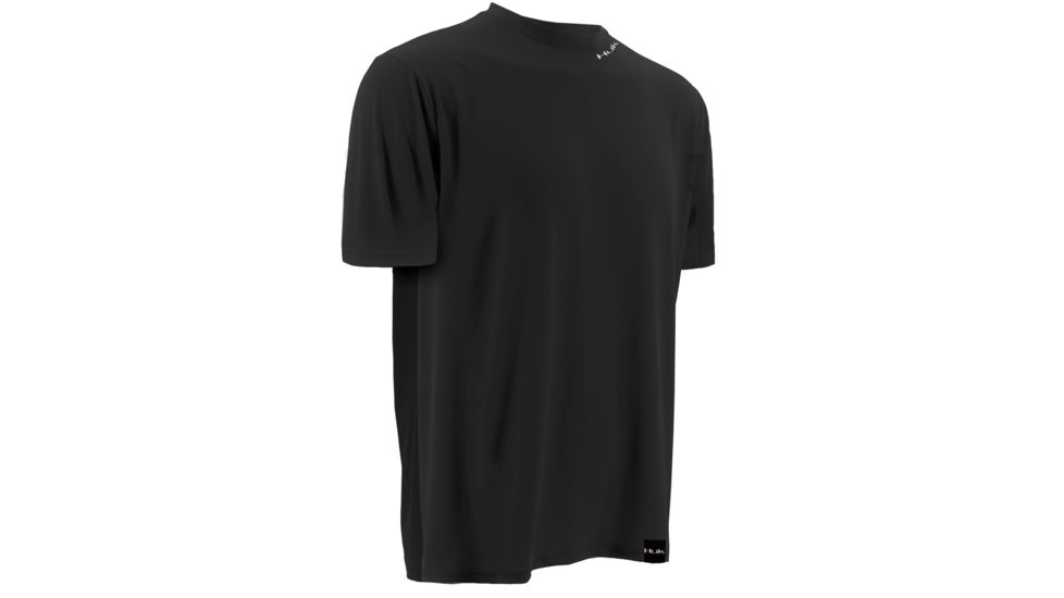 HUK LoPro Icon Short Sleeve, Black, XXXL H1200071BLKXXXL