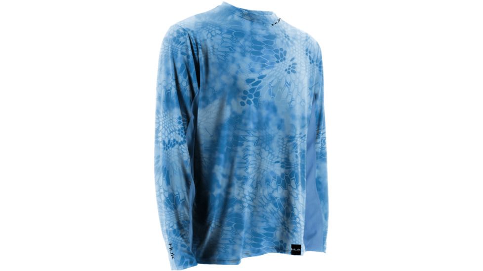 Mens Kryptek LoPro Icon Long Sleeve Shirt, Kryptek Carolina Blue