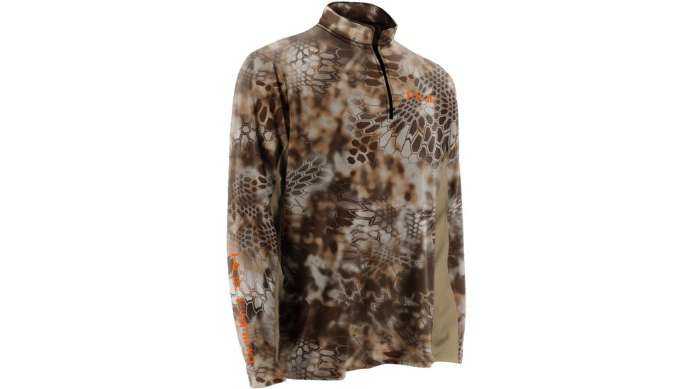 HUK Mens Kryptek Icon 1/4 Zip, Kryptek Banshee H1200007BSES