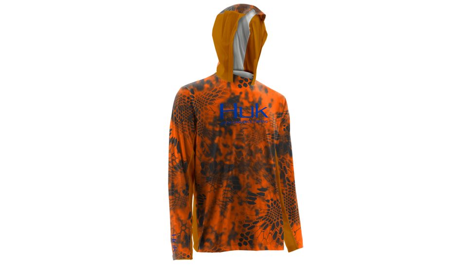 HUK Mens Kryptek Icon Hoody, Kryptek Inferno H1200059IFOXXXL