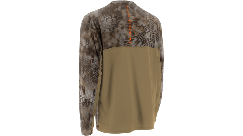 HUK Mens Kryptek Icon Long Sleeve, Kryptek Banshee H1200023BSES