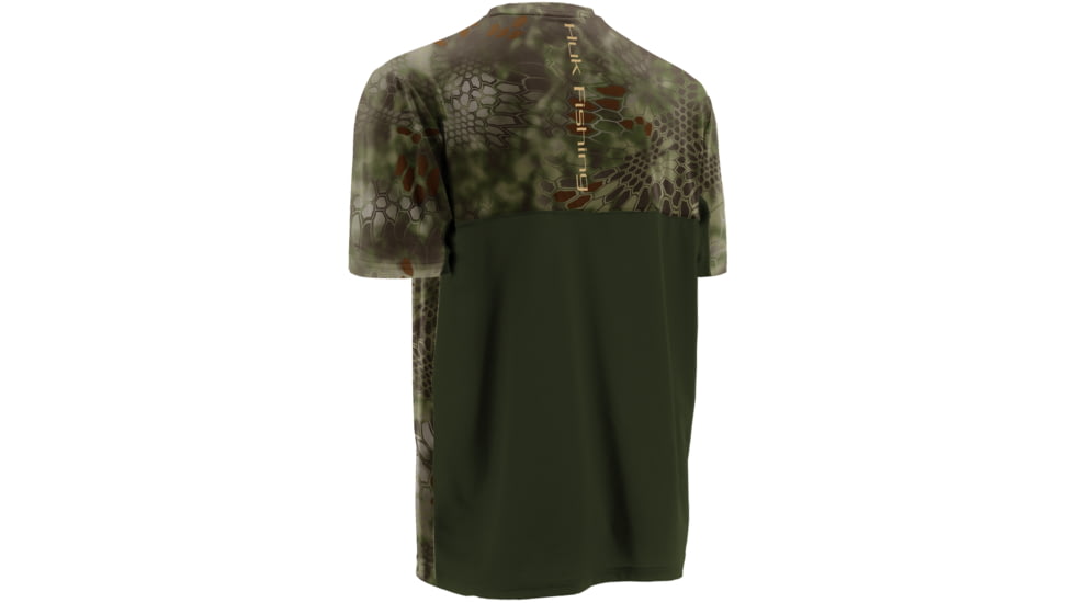 HUK Mens Kryptek Icon Short Sleeve, Kryptek Mandrake H1200024MDKS