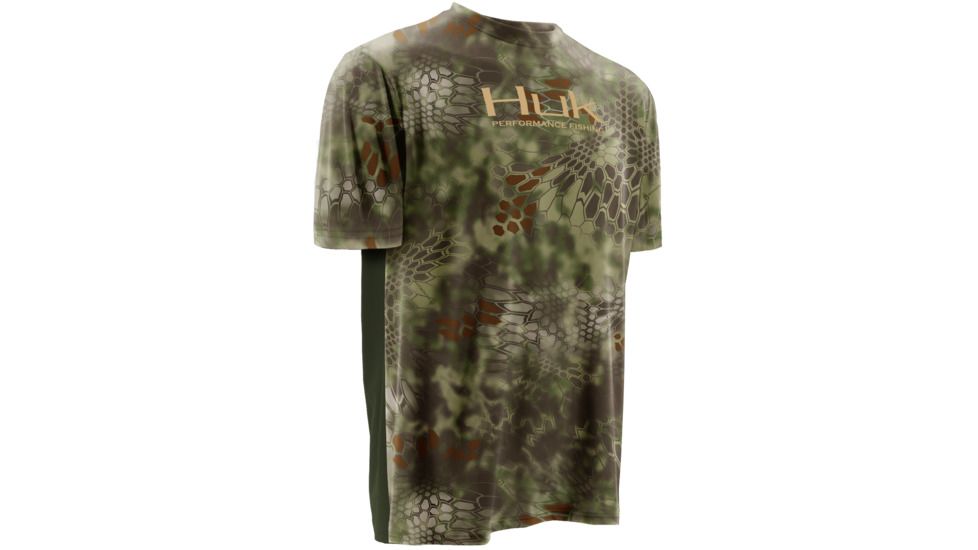 HUK Mens Kryptek Icon Short Sleeve, Kryptek Mandrake H1200024MDKS