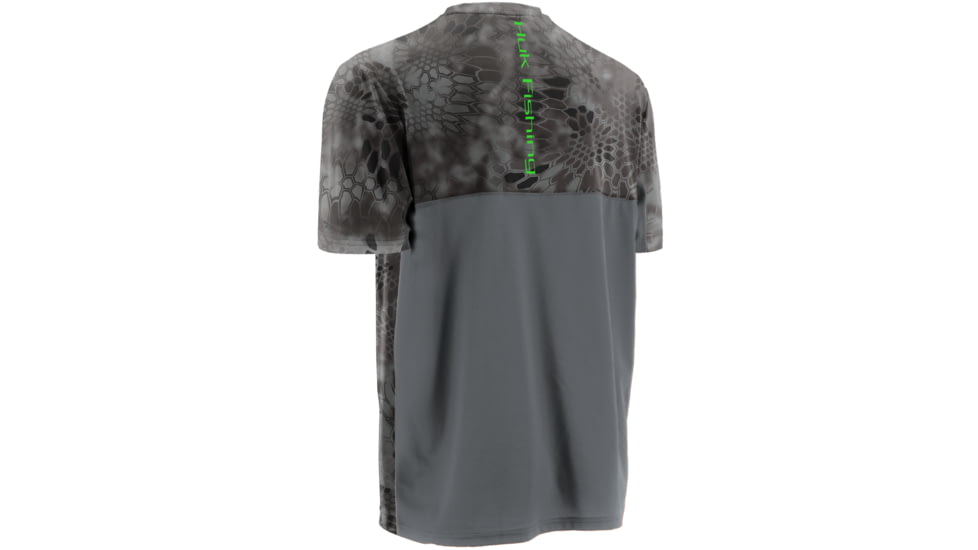 HUK Mens Kryptek Icon Short Sleeve, Kryptek Raid H1200024RADXXXL