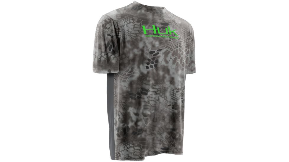 HUK Mens Kryptek Icon Short Sleeve, Kryptek Raid H1200024RADXXXL