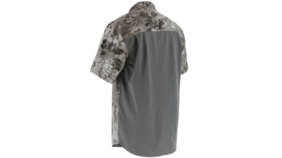 HUK Mens Kryptek Phenom Short Sleeve Shirt, Kryptek Raid H1500020RADXXXL