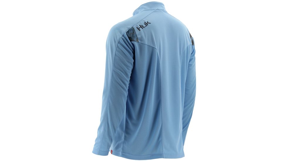 HUK Mens Trophy 1/4 Zip, Carolina Blue H1200074CBLXXXL
