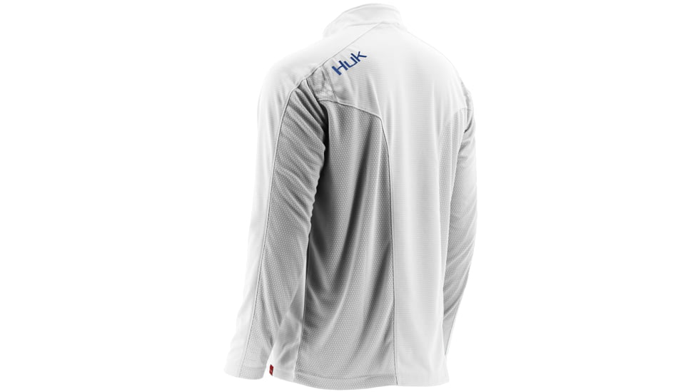 HUK Mens Trophy 1/4 Zip, White H1200074WHTXXXL