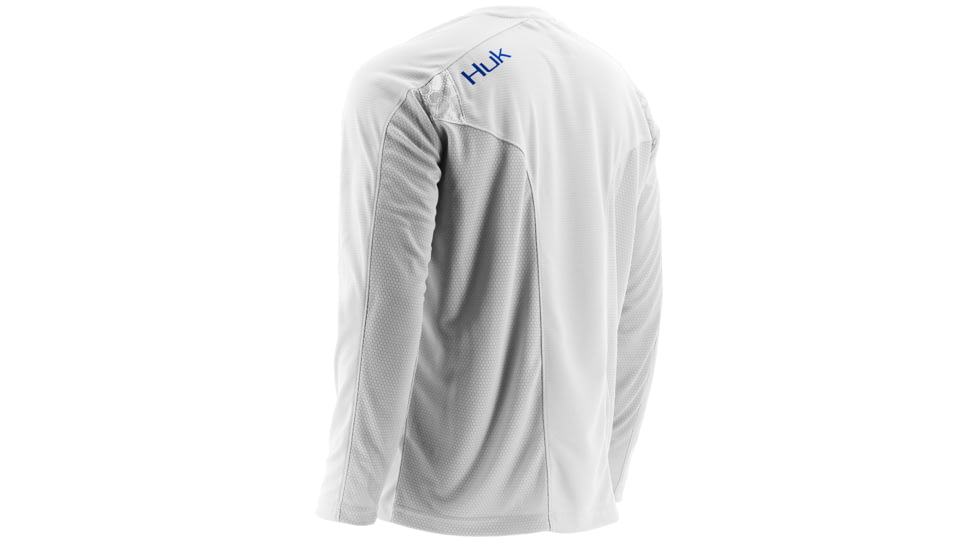 HUK Mens Trophy Long Sleeve Tee, White H1200073WHTXXXL