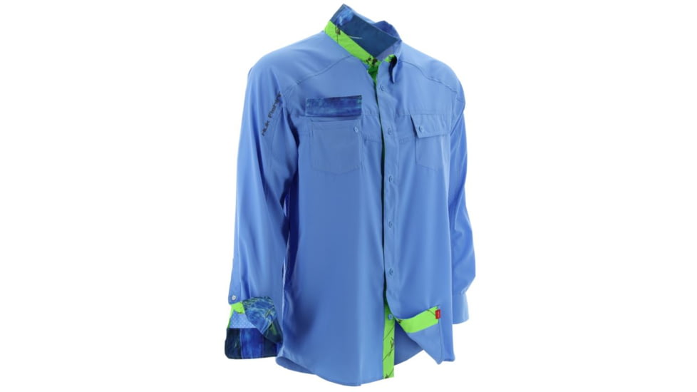 HUK Next Level Long Sleeve, Carolina Blue, Small H1500004CBLS