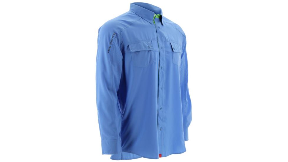 HUK Next Level Long Sleeve, Carolina Blue, Small H1500004CBLS