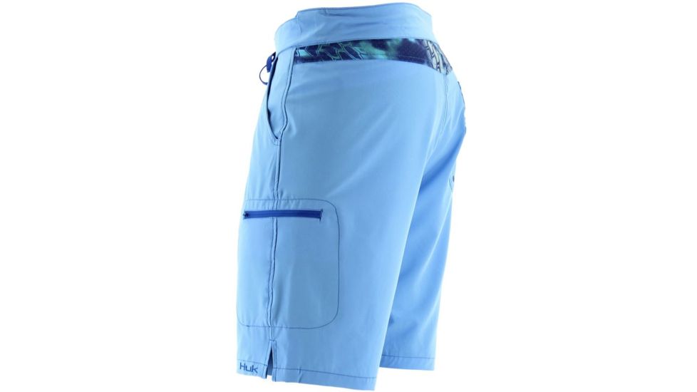 HUK NXTLVL Board Shorts, XXL, Carolina Blue H2000010CBLXXL