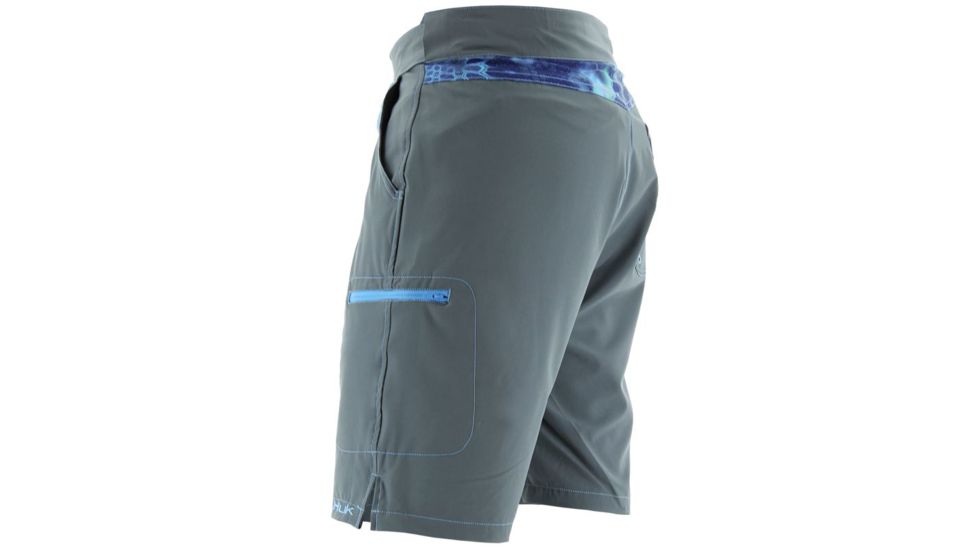 HUK NXTLVL Board Shorts, Small, Charcoal H2000010CGYS