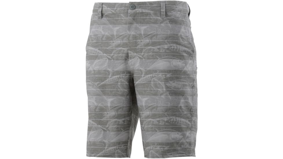 HUK Performance Fishing 21in Hybrid Fish Market Walkshort - Mens, Dark Grey Heather, 30, H2000077-025-30