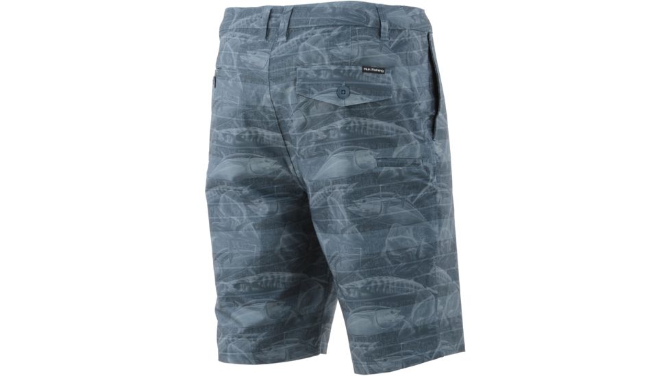 HUK Performance Fishing 21in Hybrid Fish Market Walkshort - Mens, Navy Heather, 30, H2000077-415-30