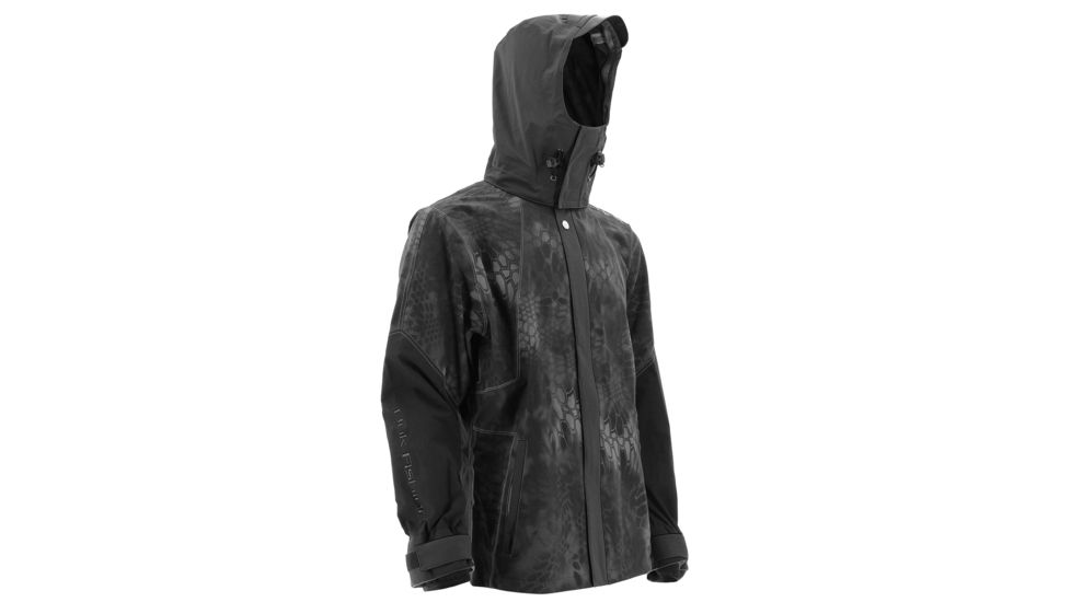 HUK Performance Fishing All Weather Men's Jacket, Kryptek Typhon, Large H4000002-070-L