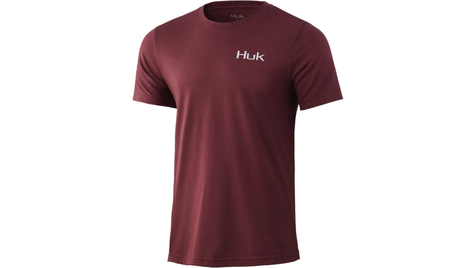 HUK Performance Fishing Americana Tee - Mens, Gill Red Heather, Extra Large, H1000303-614-XL