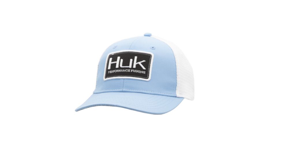 HUK Performance Fishing Angler Sport Trucker Headwear, Cap - Mens, Carolina Blue, 1, H3000184-420-1