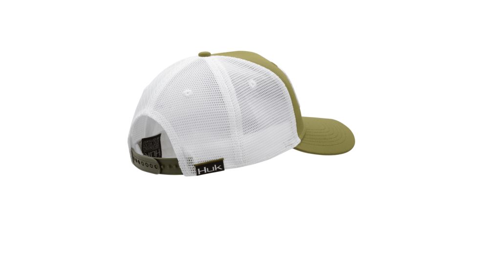 HUK Performance Fishing Angler Sport Trucker Headwear, Cap - Mens, Military Olive Drab, 1, H3000184-390-1