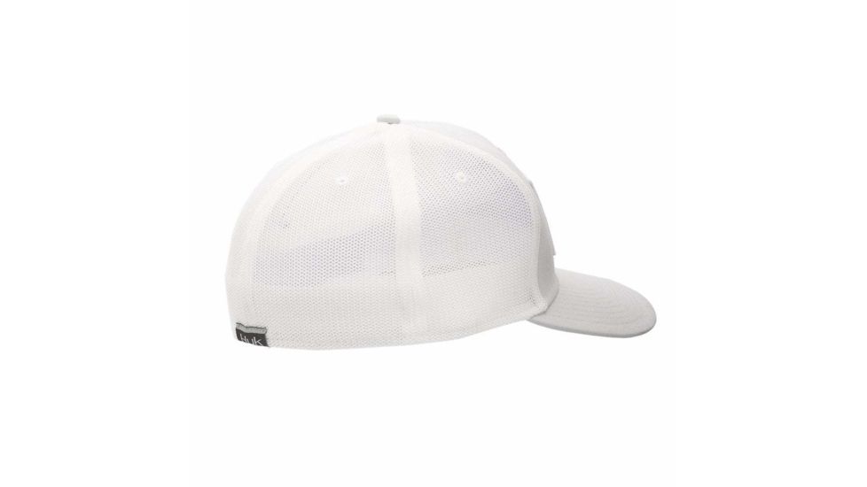 HUK Performance Fishing Angler Trucker Stretch Headwear, Cap - Mens, Light Grey, Large - Extra Large, H3000209-050-LXL