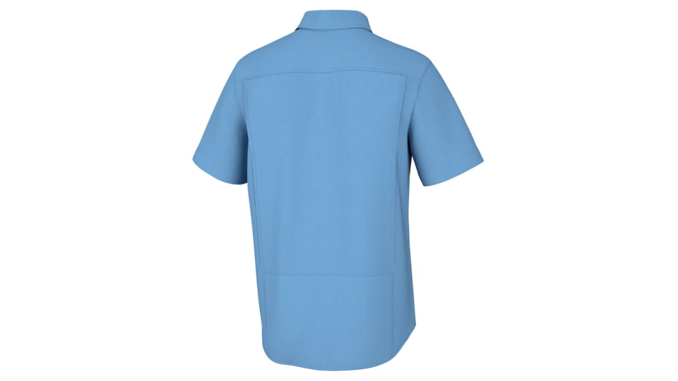 HUK Performance Fishing Back Draft SS Shirt - Mens, Marolina Blue, M, H1500183-420-M