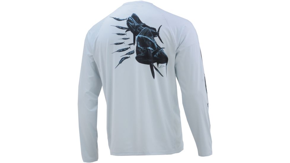 HUK Performance Fishing Bailin Hoo Long Sleeve Graphic T-Shirt - Mens, Plein Air, 3XL, H1200218-451-XXXL
