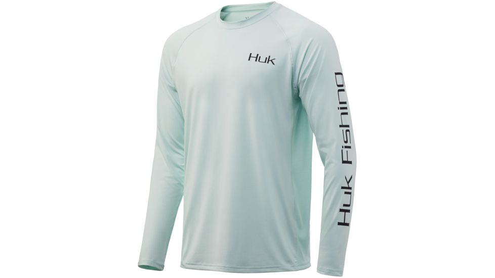 HUK Performance Fishing Bally Hoo Pursuit Long Sleeve T-Shirt - Mens, Seafoam, Small, H1200238-350-S