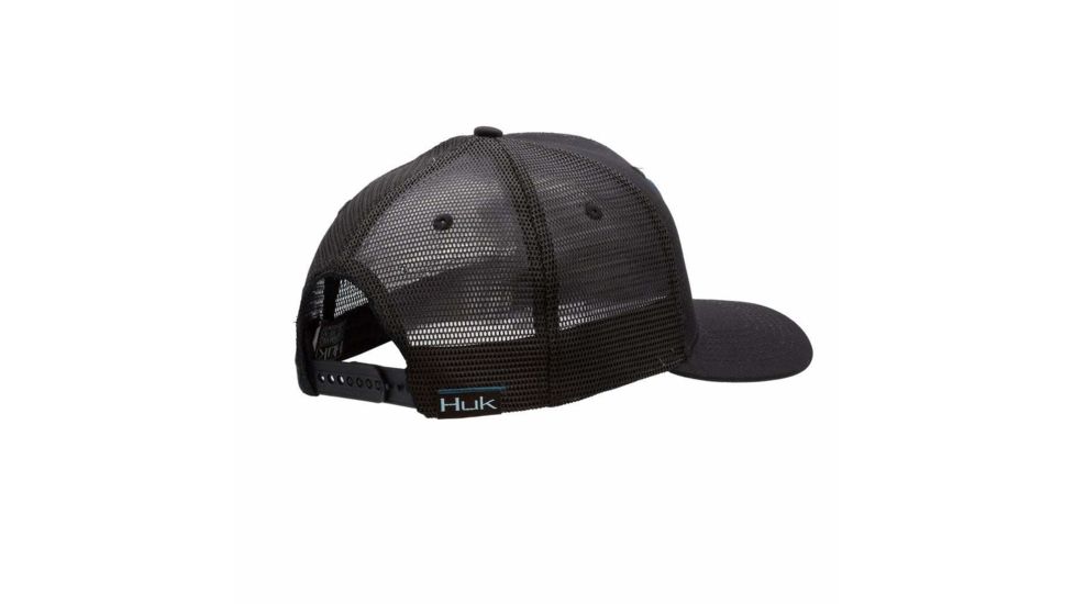 HUK Performance Fishing Barrels Patch Trucker Headwear, Cap - Mens, Black, 1, H3000190-001-1