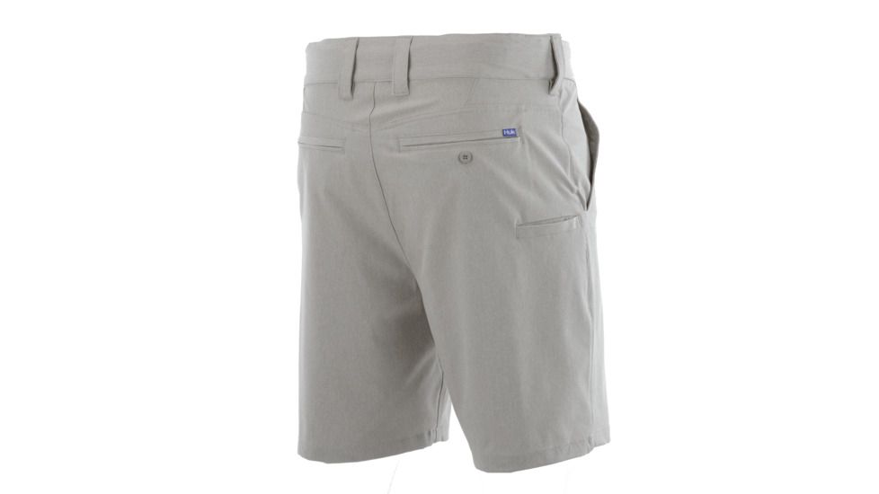 HUK Performance Fishing Beacon Short Bottoms, Short - Mens, Iron, Large, H2000059-010-L