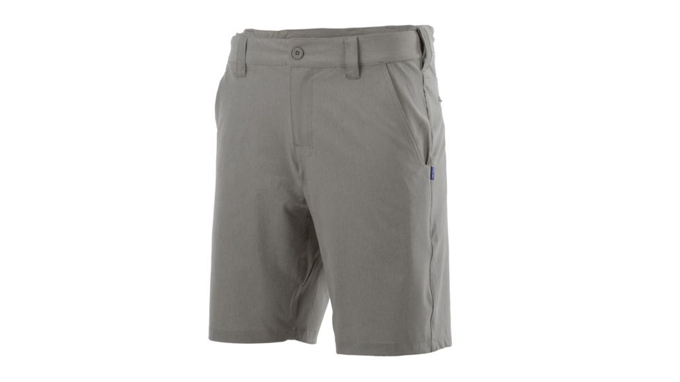 HUK Performance Fishing Beacon Short Bottoms, Short - Mens, Iron, Large, H2000059-010-L