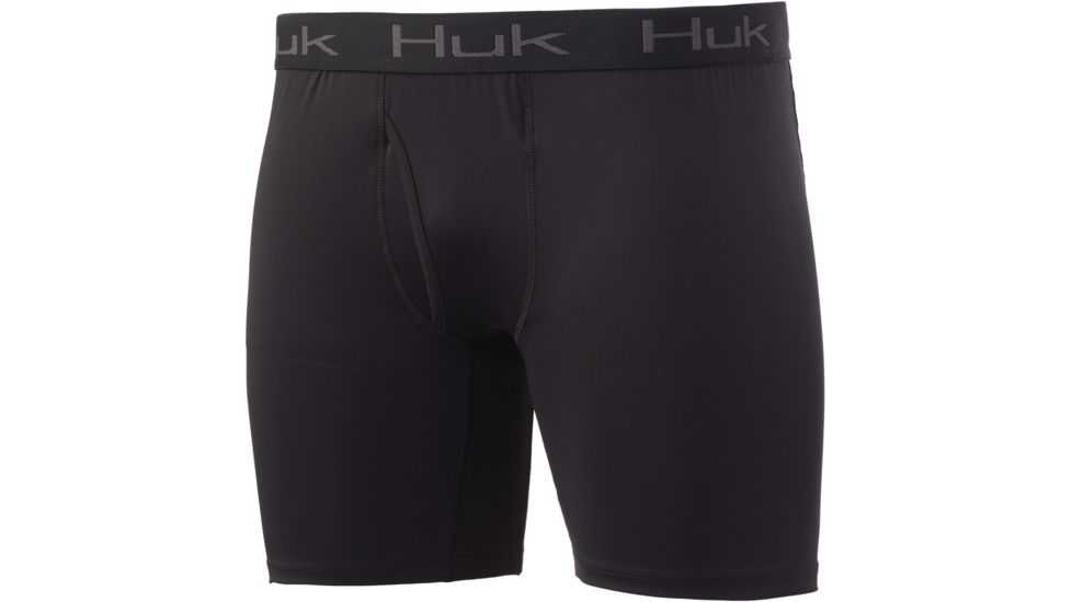 HUK Performance Fishing Boxer Brief - Mens, Black, 2XL, H5000020-001-XXL
