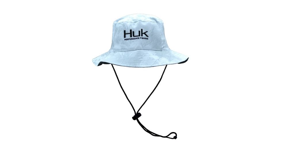 HUK Performance Fishing Camo Bucket Headwear, Hat - Mens, Sub Zero, 1, H3000204-185-1