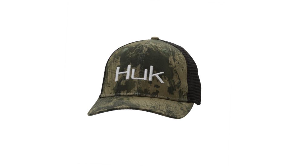 HUK Performance Fishing Camo Trucker Headwear, Cap - Mens, Southern Tier, 1, H3000185-385-1