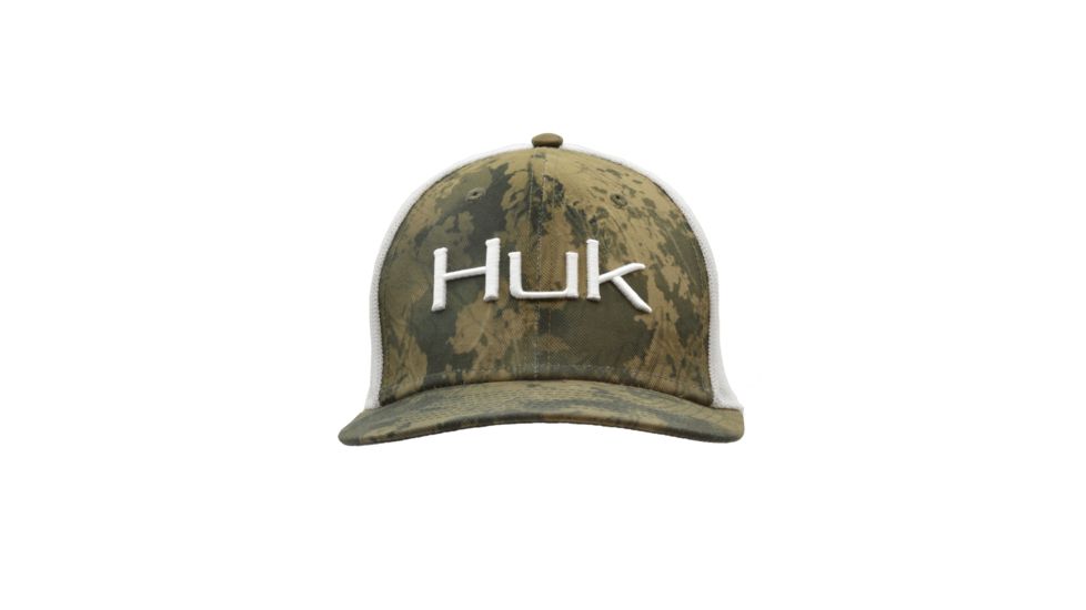 HUK Performance Fishing Camo Trucker Stretch Headwear, Cap - Mens, Southern Tier, Large - Extra Large, H3000186-385-LXL