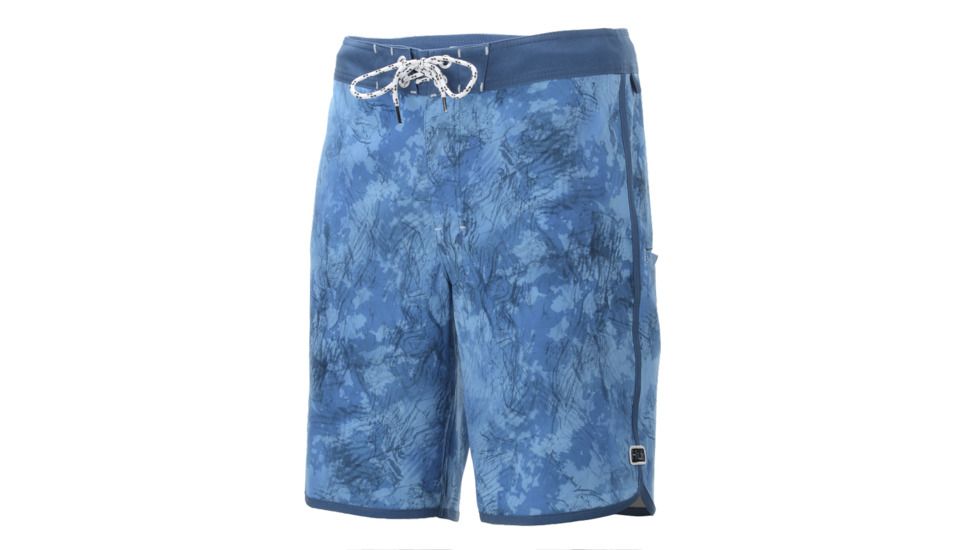HUK Performance Fishing Classic 20in Boardshort Bottoms, Board short - Mens, Flow, 28in, H2000062-455-28