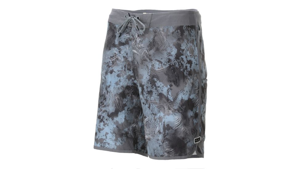 HUK Performance Fishing Classic 20in Boardshort Bottoms, Board short - Mens, Glacier, 38in, H2000062-095-38