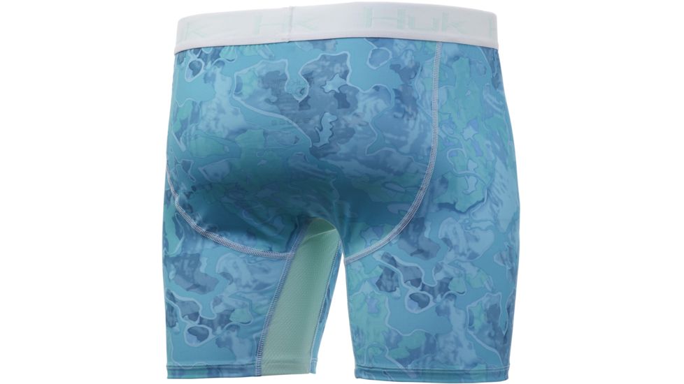 HUK Performance Fishing Current Camo Boxer Brief - Mens, Boca Grande, Medium, H5000017-446-M