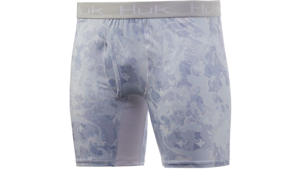 HUK Performance Fishing Current Camo Boxer Brief - Mens, Kenai, Large, H5000017-453-L